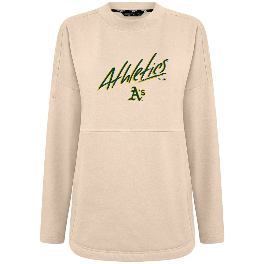 MLB Athletics Levelwear Women's Oversized Beaudry Sizzle Top