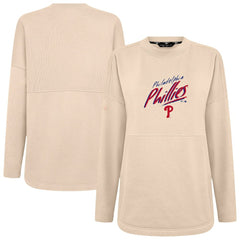 MLB Philadelphia Phillies Levelwear Women's Oversized Beaudry Sizzle Top