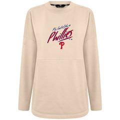 MLB Philadelphia Phillies Levelwear Women's Oversized Beaudry Sizzle Top