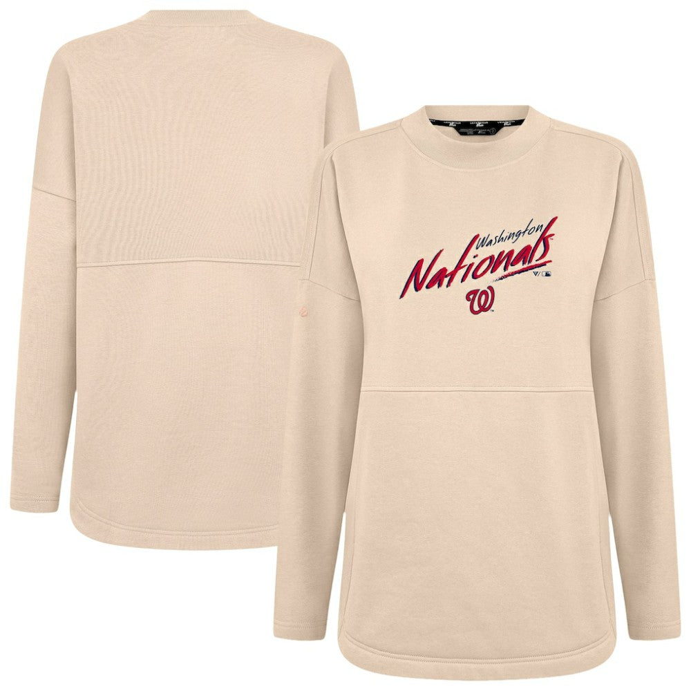MLB Washington Nationals Levelwear Women's Oversized Beaudry Sizzle Top