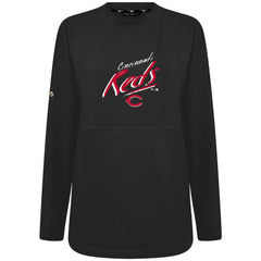 MLB Cincinnati Reds Levelwear Women's Oversized Beaudry Sizzle Top