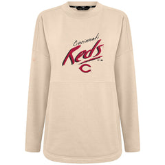 MLB Cincinnati Reds Levelwear Women's Oversized Beaudry Sizzle Top
