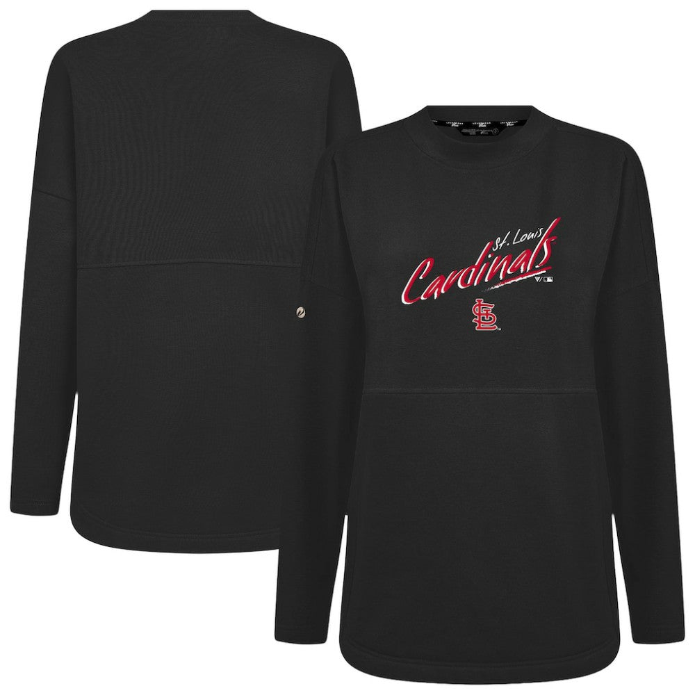 MLB St. Louis Cardinals Levelwear Women's Oversized Beaudry Sizzle Top