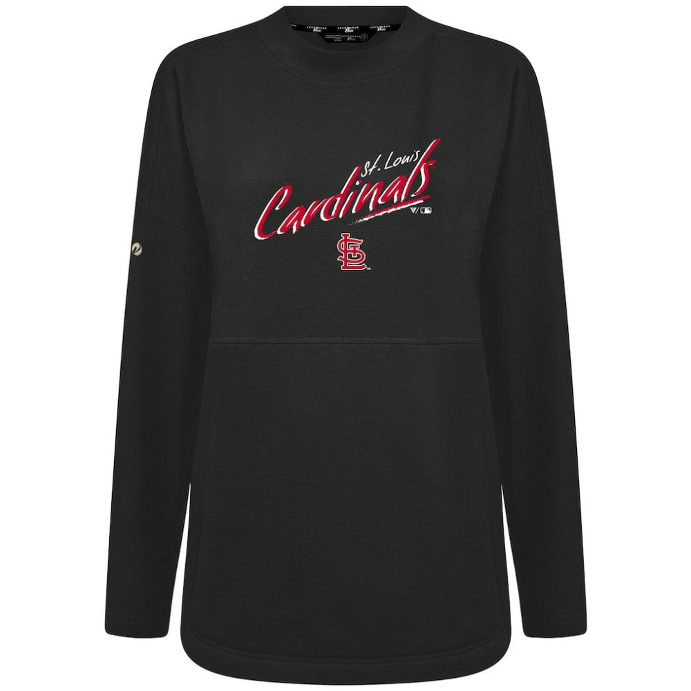 MLB St. Louis Cardinals Levelwear Women's Oversized Beaudry Sizzle Top