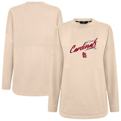 MLB St. Louis Cardinals Levelwear Women's Oversized Beaudry Sizzle Top