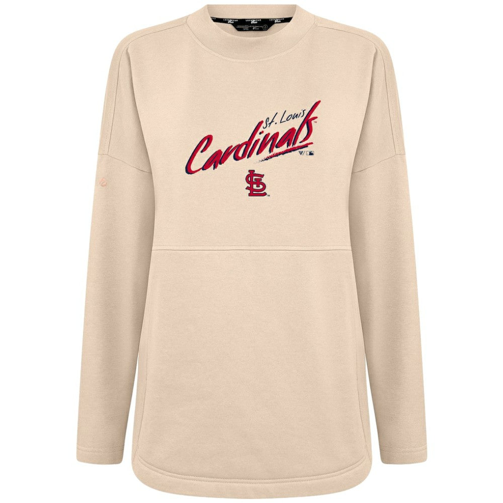 MLB St. Louis Cardinals Levelwear Women's Oversized Beaudry Sizzle Top