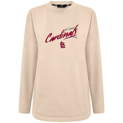 MLB St. Louis Cardinals Levelwear Women's Oversized Beaudry Sizzle Top