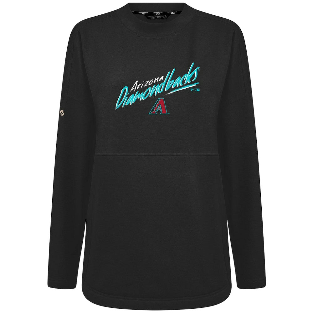 MLB Arizona Diamondbacks Levelwear Women's Oversized Beaudry Sizzle Top