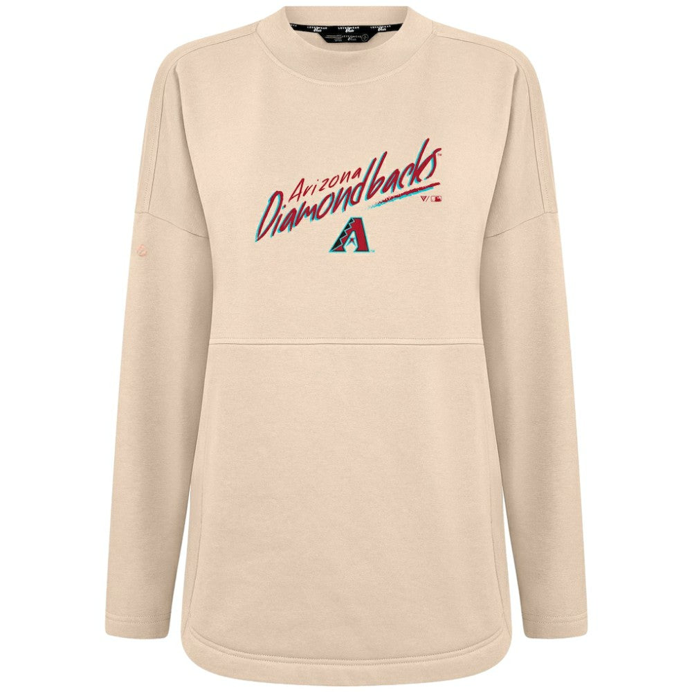 MLB Arizona Diamondbacks Levelwear Women's Oversized Beaudry Sizzle Top