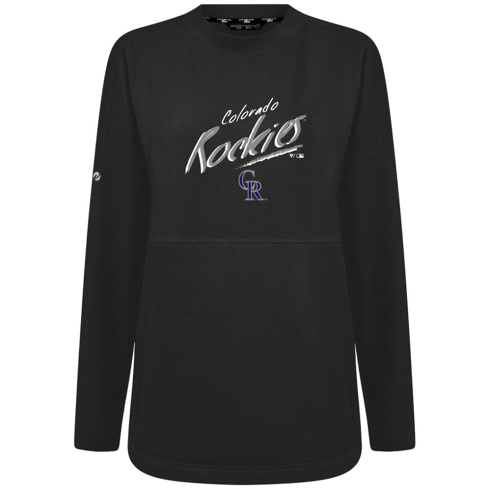 MLB Colorado Rockies Levelwear Women's Oversized Beaudry Sizzle Top