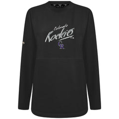 MLB Colorado Rockies Levelwear Women's Oversized Beaudry Sizzle Top