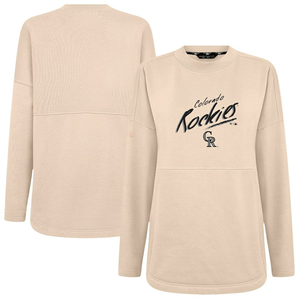 MLB Colorado Rockies Levelwear Women's Oversized Beaudry Sizzle Top