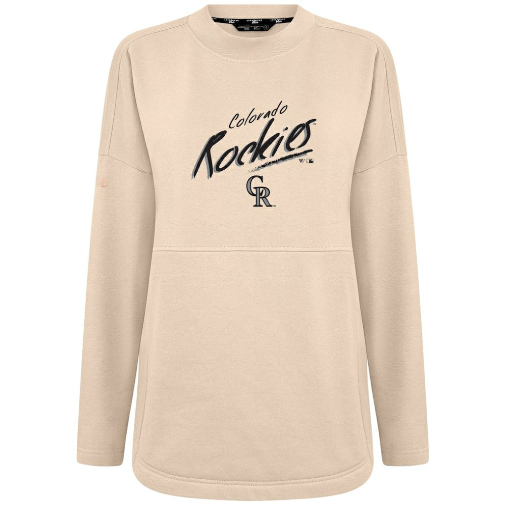 MLB Colorado Rockies Levelwear Women's Oversized Beaudry Sizzle Top