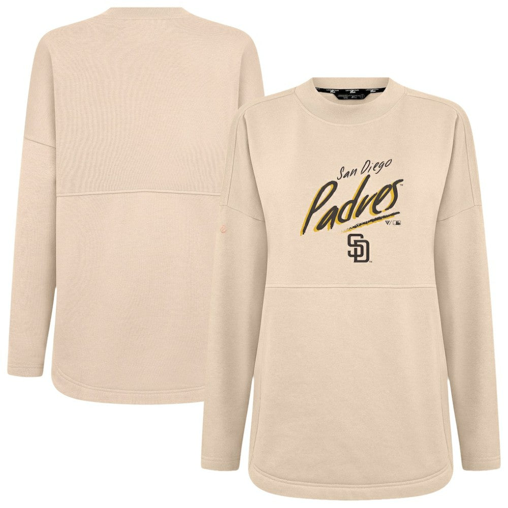 MLB San Diego Padres Levelwear Women's Oversized Beaudry Sizzle Top