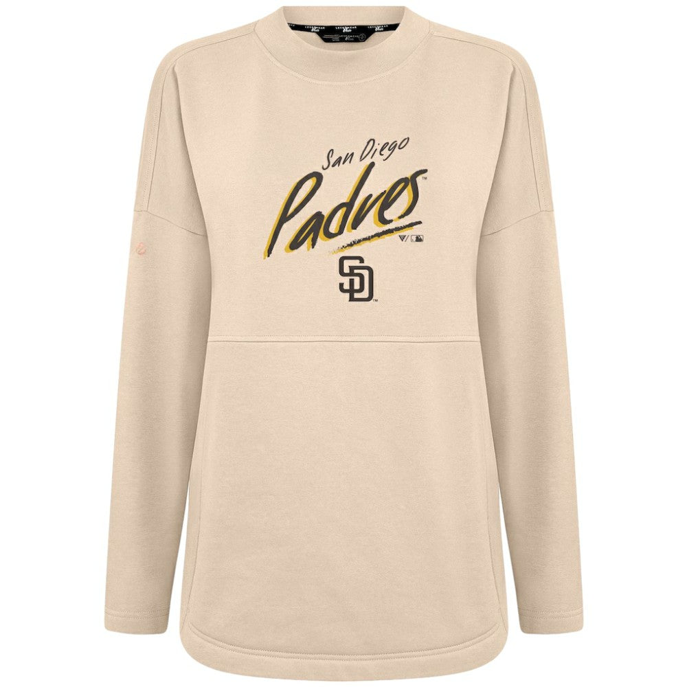 MLB San Diego Padres Levelwear Women's Oversized Beaudry Sizzle Top