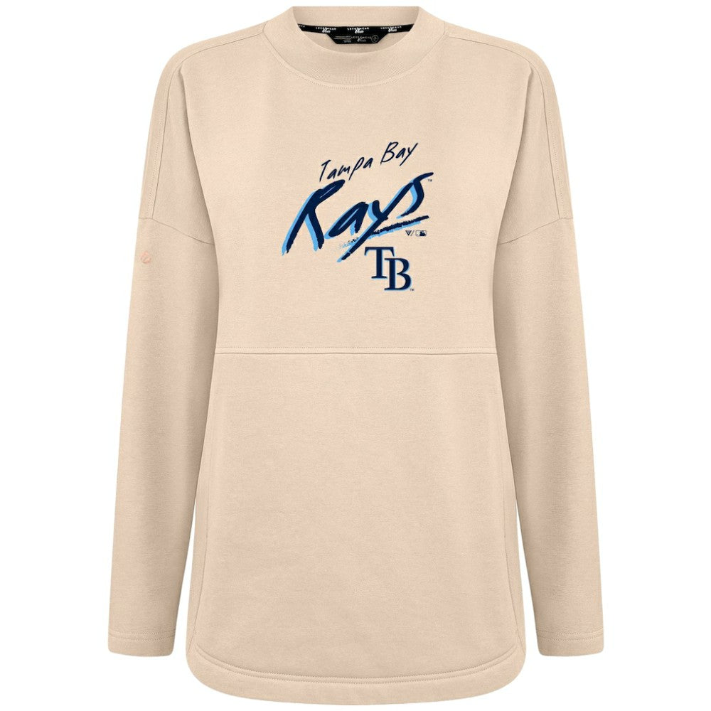 MLB Tampa Bay Rays Levelwear Women's Oversized Beaudry Sizzle Top