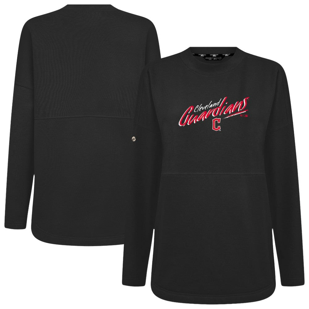 MLB Cleveland Guardians Levelwear Women's Oversized Beaudry Sizzle Top