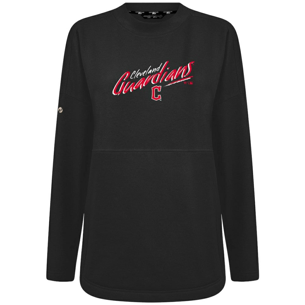 MLB Cleveland Guardians Levelwear Women's Oversized Beaudry Sizzle Top
