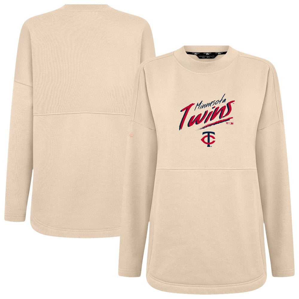 MLB Minnesota Twins Levelwear Women's Oversized Beaudry Sizzle Top