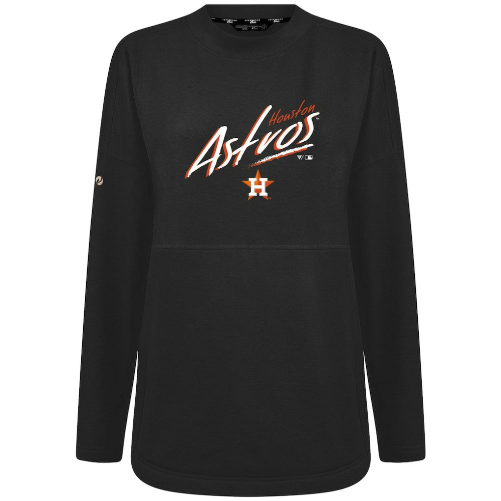 MLB Houston Astros Levelwear Women's Oversized Beaudry Sizzle Top