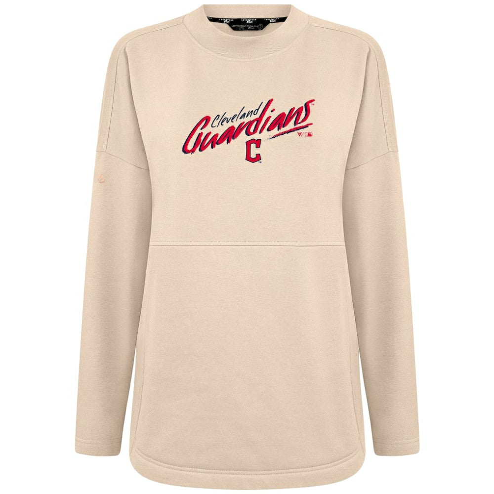 MLB Cleveland Guardians Levelwear Women's Oversized Beaudry Sizzle Top