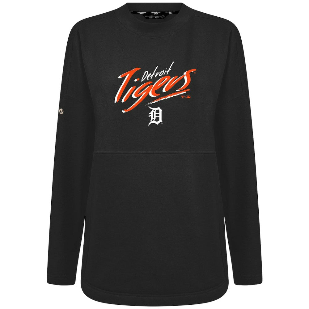 MLB Detroit Tigers Levelwear Women's Oversized Beaudry Sizzle Top