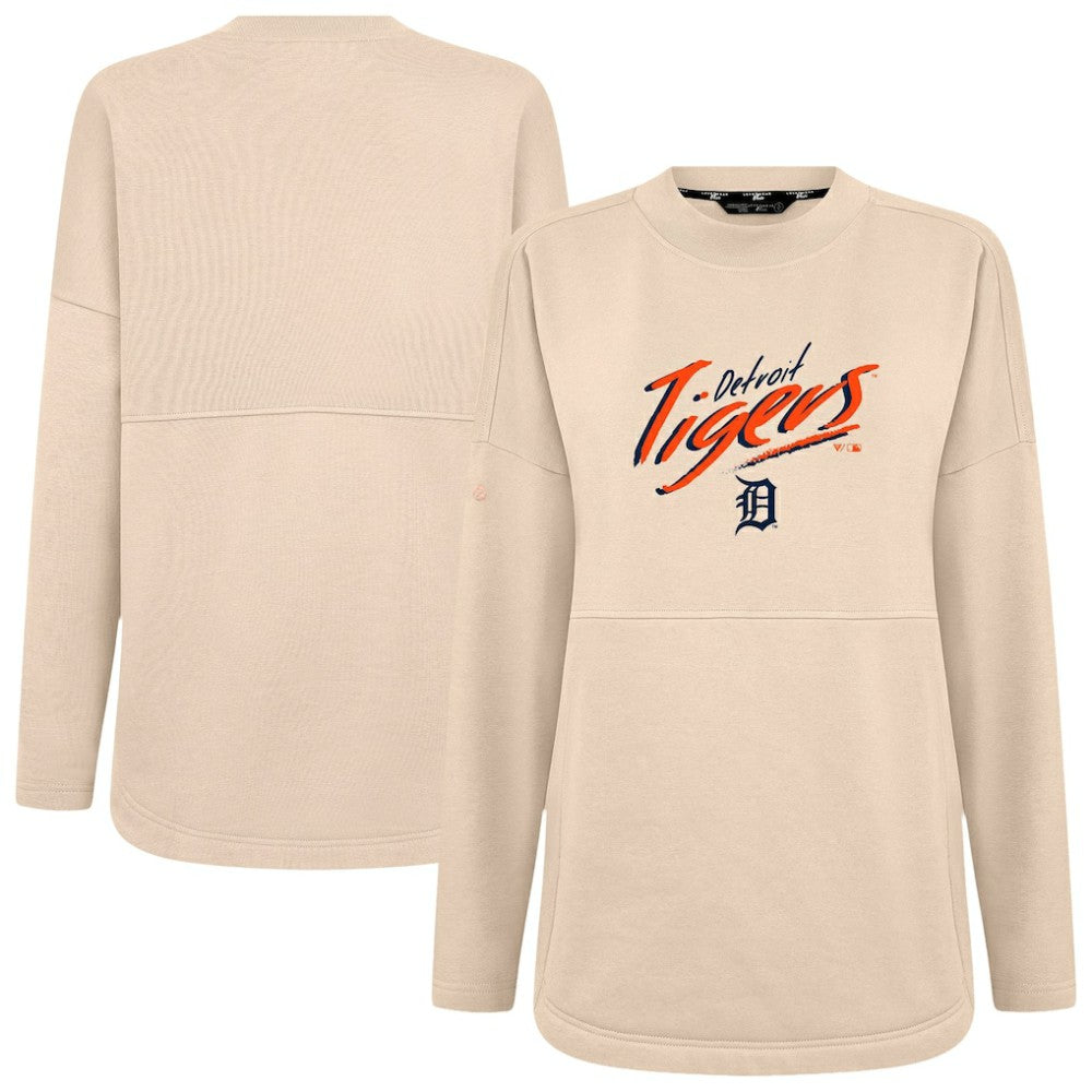 MLB Detroit Tigers Levelwear Women's Oversized Beaudry Sizzle Top