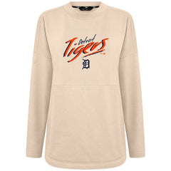 MLB Detroit Tigers Levelwear Women's Oversized Beaudry Sizzle Top