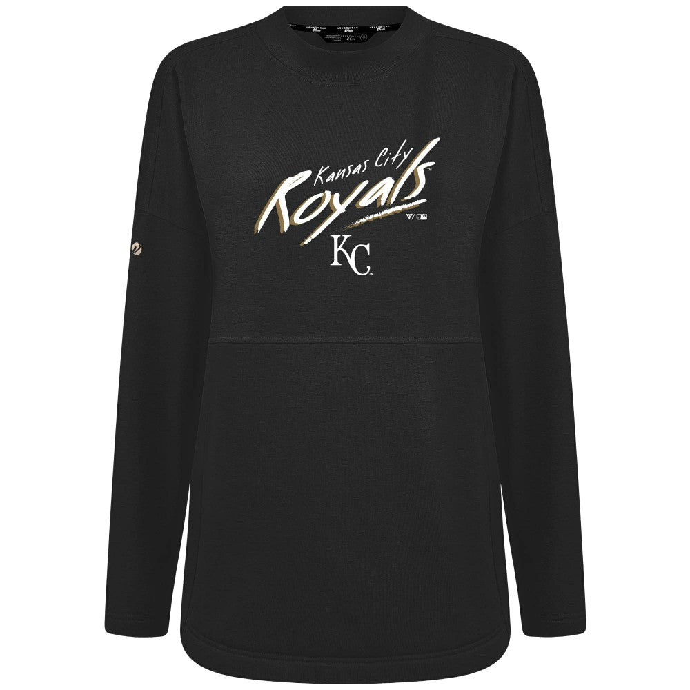MLB Kansas City Royals Levelwear Women's Oversized Beaudry Sizzle Top