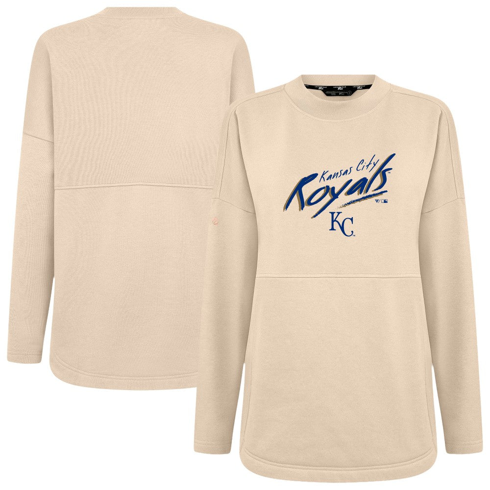 MLB Kansas City Royals Levelwear Women's Oversized Beaudry Sizzle Top