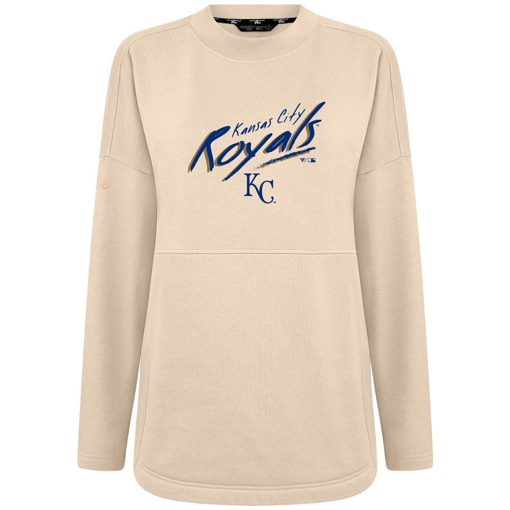 MLB Kansas City Royals Levelwear Women's Oversized Beaudry Sizzle Top