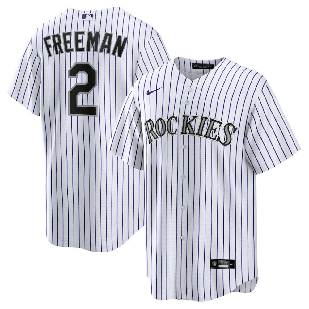 MLB Tyler Freeman Colorado Rockies Nike  Youth Home Replica Jersey