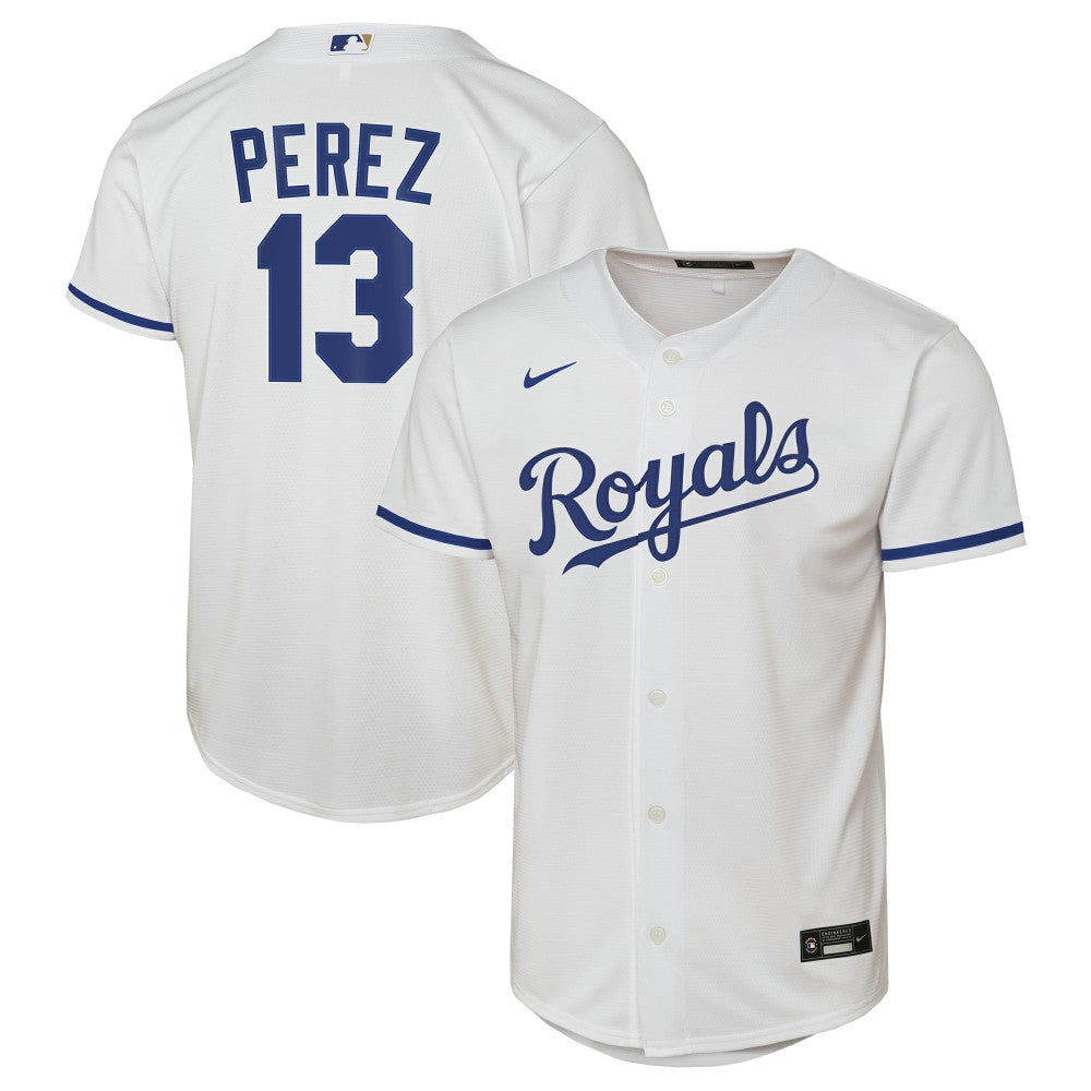 MLB Salvador Perez Kansas City Royals Nike  Youth Home Replica Jersey