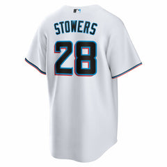 MLB Kyle Stowers Miami Marlins Nike  Youth Home Replica Jersey
