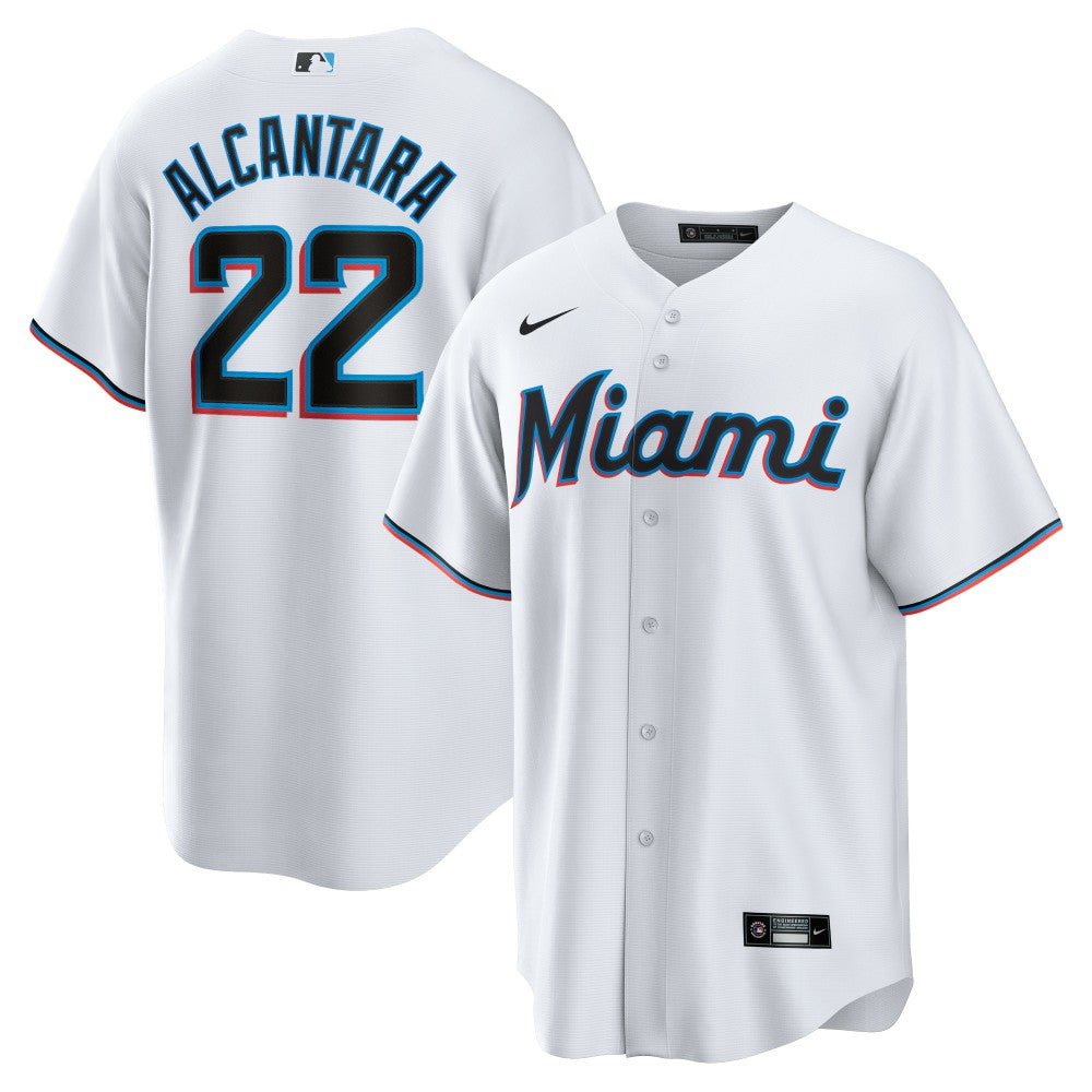 MLB Sandy Alcantara Miami Marlins Nike  Youth Home Replica Jersey