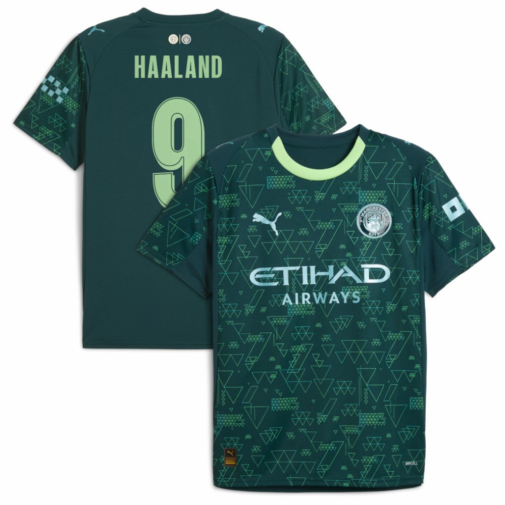 Erling Haaland Manchester City x EA SPORTS FC 2025/26 Fourth Jersey - Puma Green