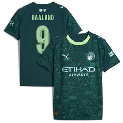 Erling Haaland Manchester City x EA SPORTS FC Youth 2025/26 Fourth Jersey - Puma Green