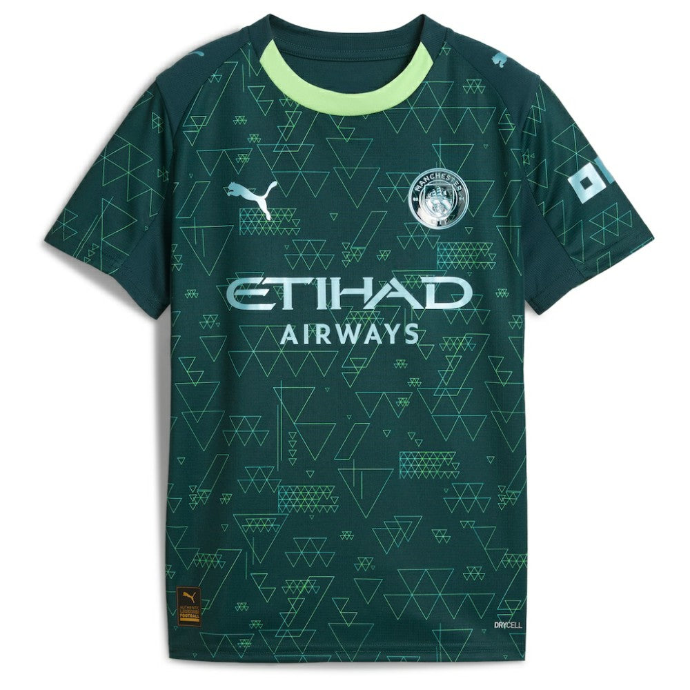 Erling Haaland Manchester City x EA SPORTS FC Youth 2025/26 Fourth Jersey - Puma Green