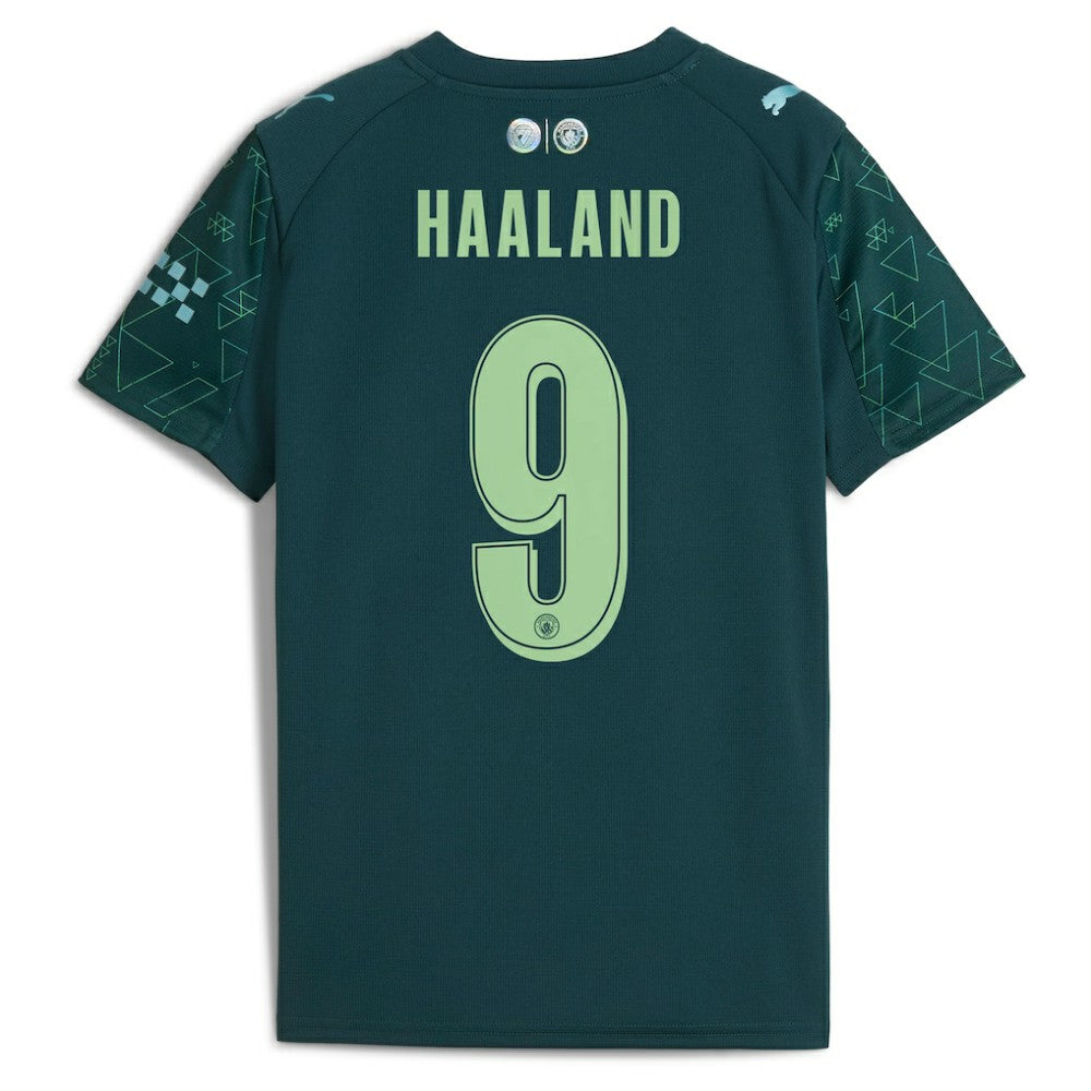 Erling Haaland Manchester City x EA SPORTS FC Youth 2025/26 Fourth Jersey - Puma Green
