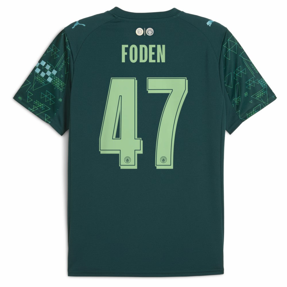 Phil Foden Manchester City x EA SPORTS FC 2025/26 Fourth Jersey - Puma Green