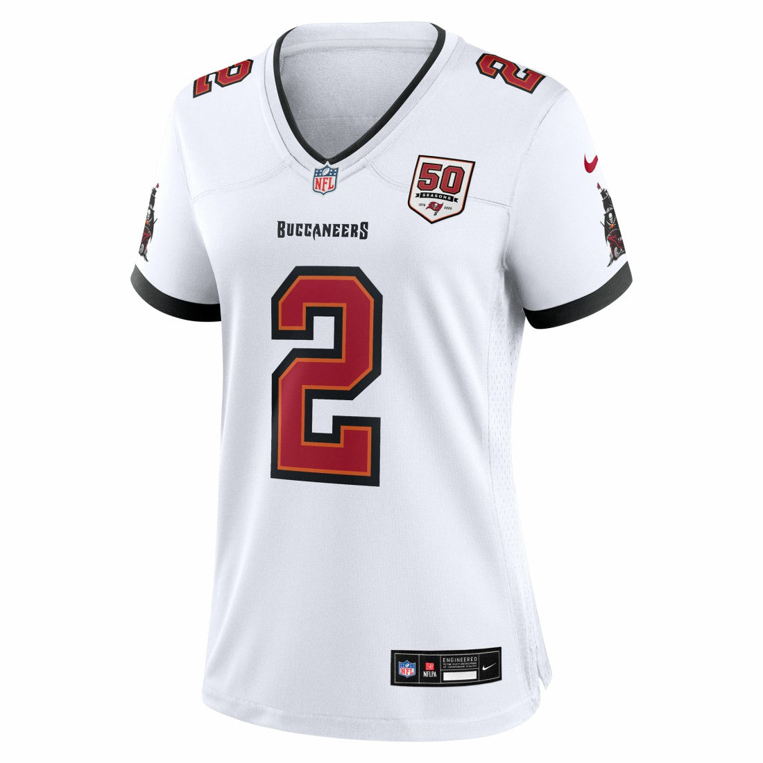 Emeka Egbuka  Women's 50th Season Game Jersey - Tampa Bay Buccaneers