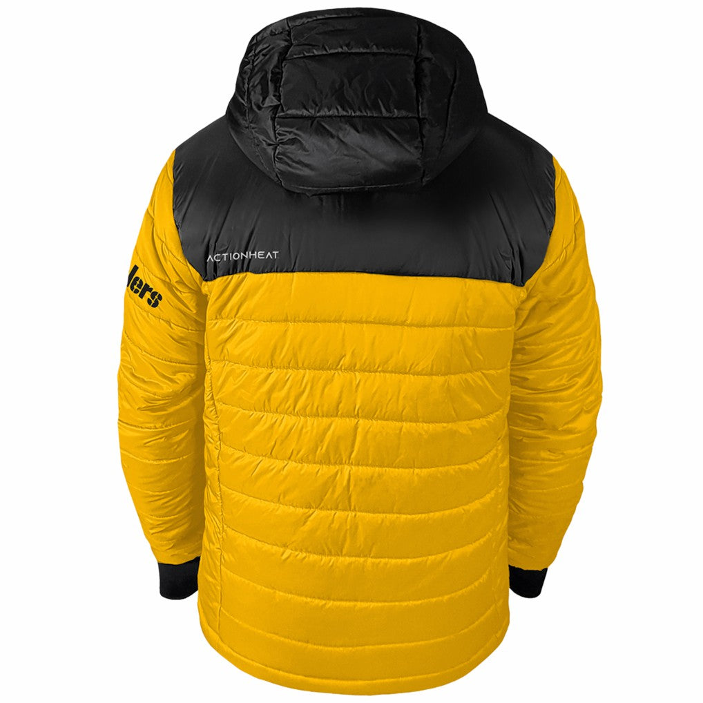 ActionHeat 5V Battery Heated Colorblock Full-Zip Puffer Jacket - Pittsburgh Steelers