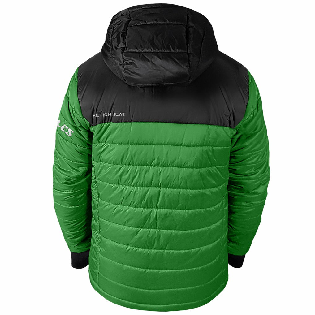 ActionHeat 5V Battery Heated Colorblock Full-Zip Puffer Jacket - Philadelphia Eagles