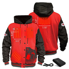 ActionHeat 5V Battery Heated Full-Snap Varsity Jacket - Kansas City Chiefs