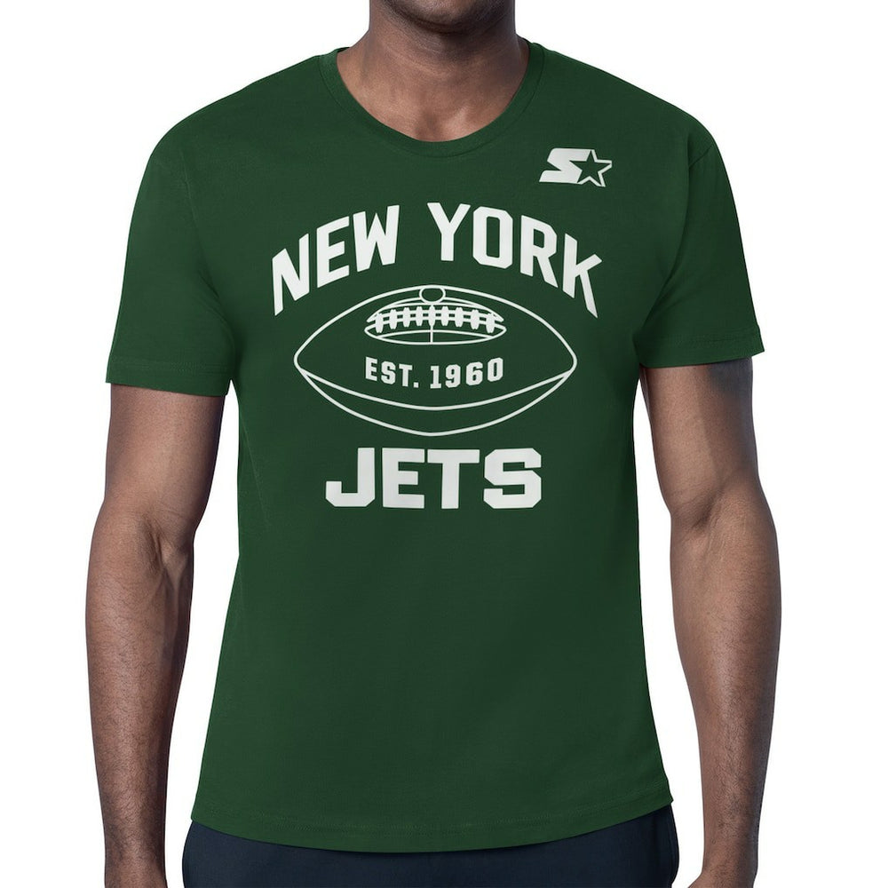 Starter Green and White Forever T-Shirt - New York Jets