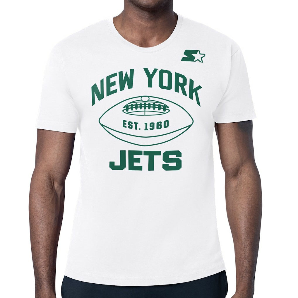Starter Green and White Forever T-Shirt - New York Jets