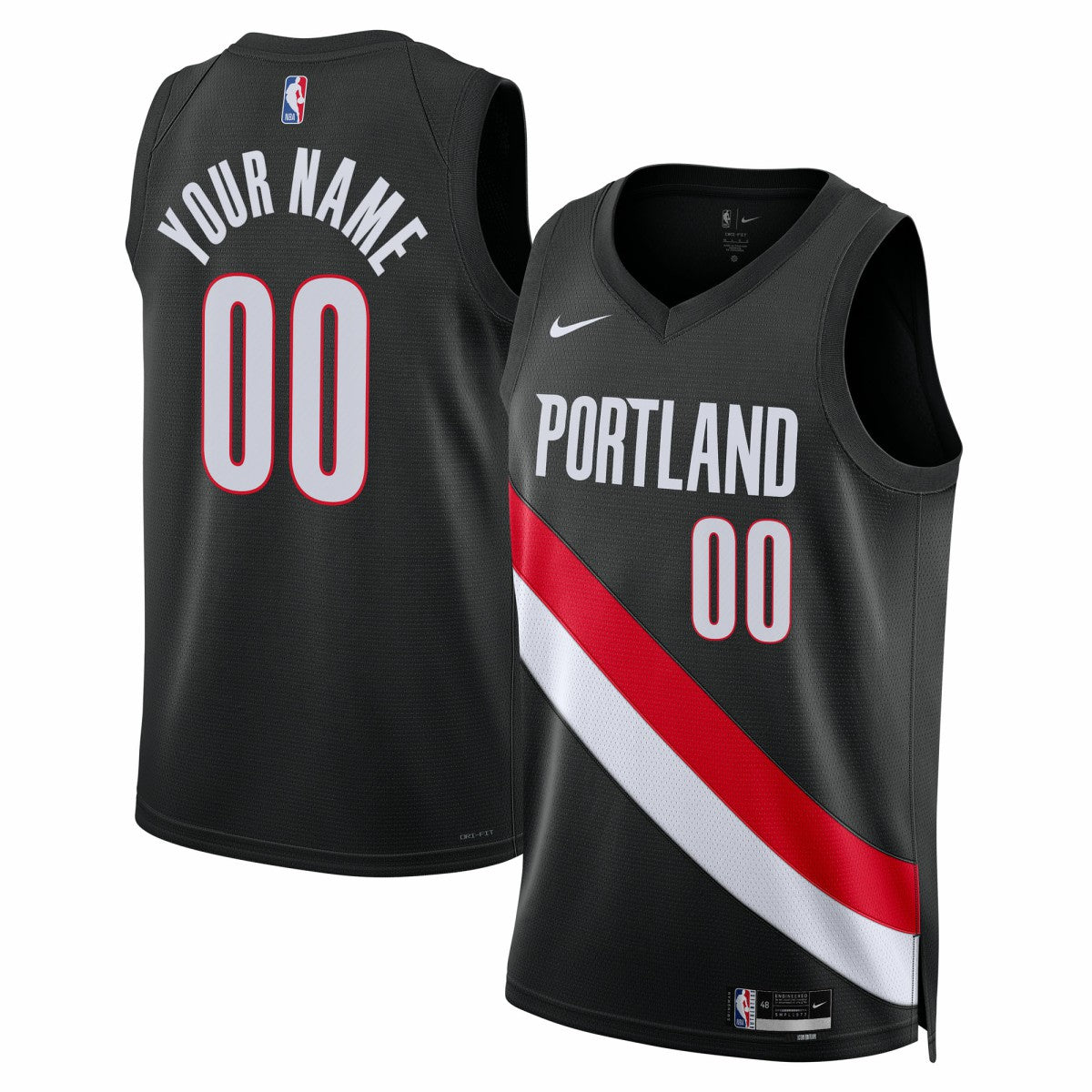 NBA Portland Trail Blazers Unisex Swingman Custom Jersey