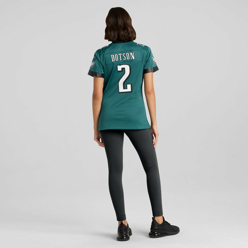 Jahan Dotson  Women's Team Game Jersey - Philadelphia Eagles