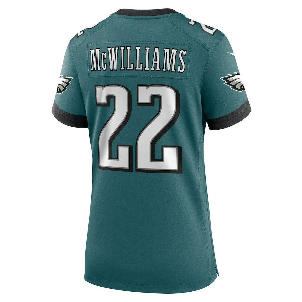Mac McWilliams  Women's Team Game Jersey - Philadelphia Eagles