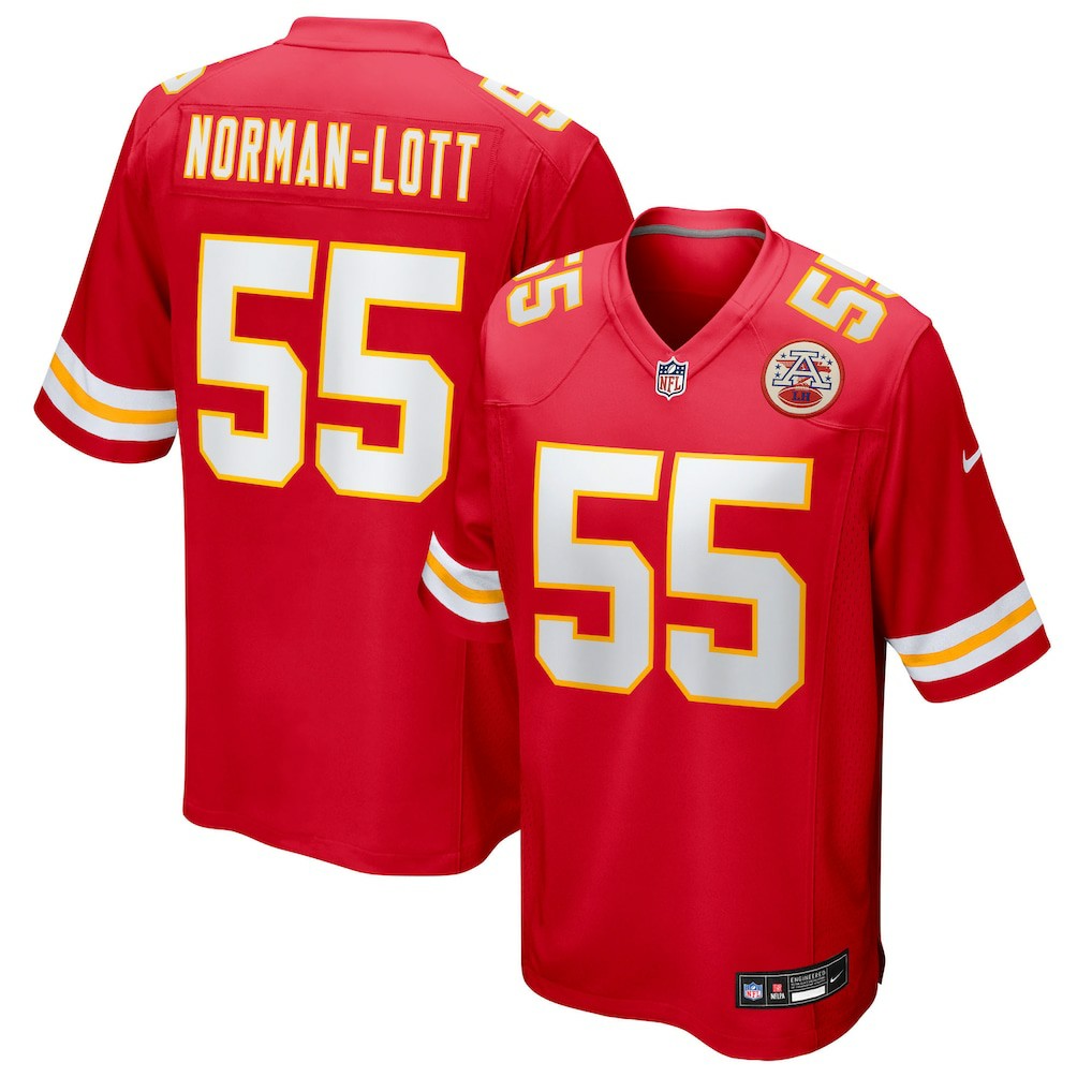 Omarr Norman-Lott  Team Game Jersey - Kansas City Chiefs